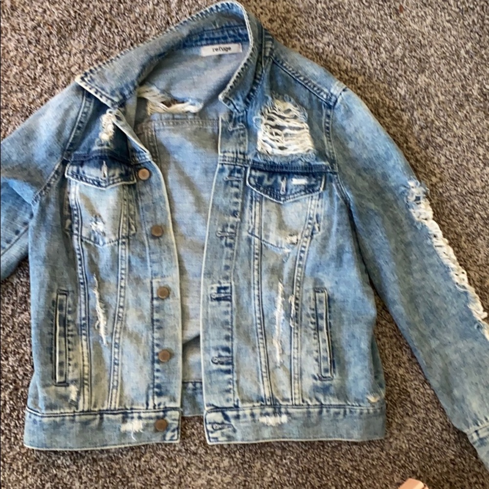 Distressed jacket